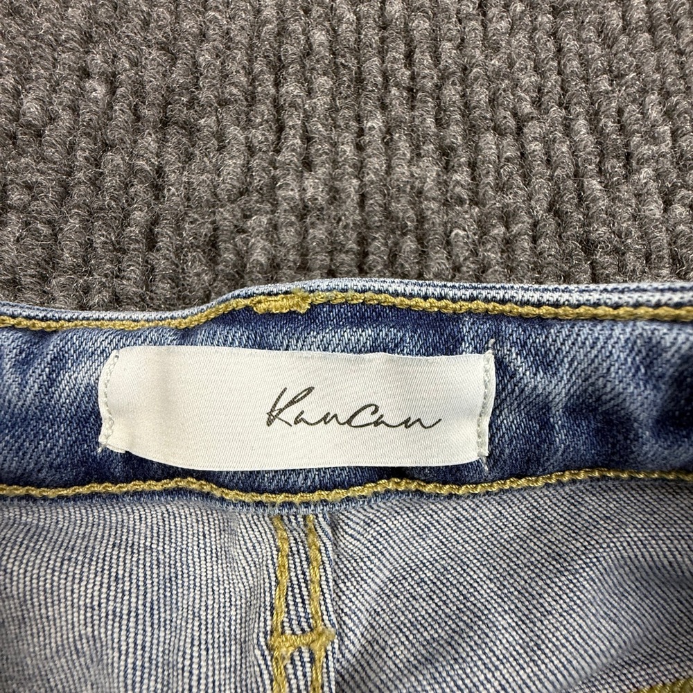 KanCan Womens Size 10 Light Wash High Rise Straight Leg Jeans ST1709GT-1-SF - Picture 12 of 14